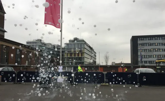 Bubblemaschine gro&szlig;
