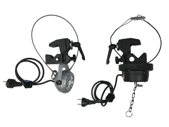Spiegelkugelmotor mit Lampe klein  