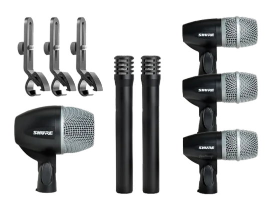 Shure Mic-Set f&uuml;r Schlagzeugabnahme