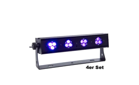 4er Set Schwarzlicht LED ( Blacklight - UV )