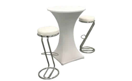 Stehtischset wei&szlig;