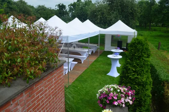 Faltzelt 3 x 3 m Standard wei&szlig;