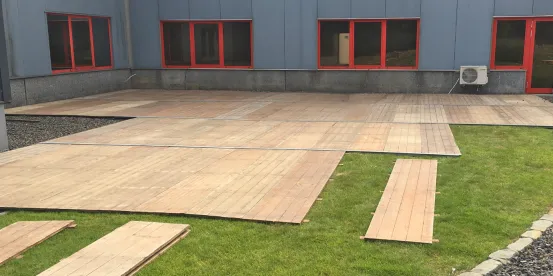 5 x 5 m Holzboden (SET)  Classic 