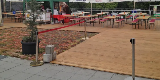 5 x 5 m Holzboden (SET)  Classic 