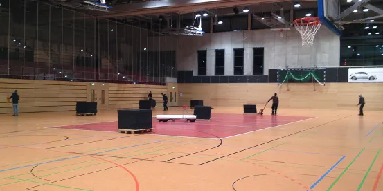 Teppichfliesen  1x1m schwarz