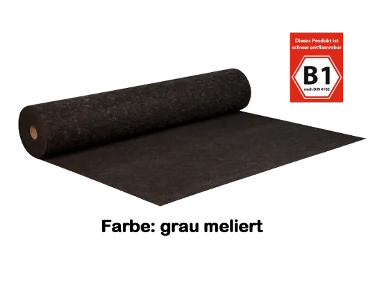 Ripsboden Nadelfilzteppich B1  Rolle