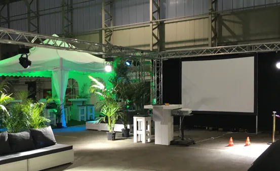 Faltrahmen Leinwand 2,5 m