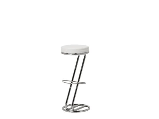 Barhocker Z-Fuss wei&szlig;