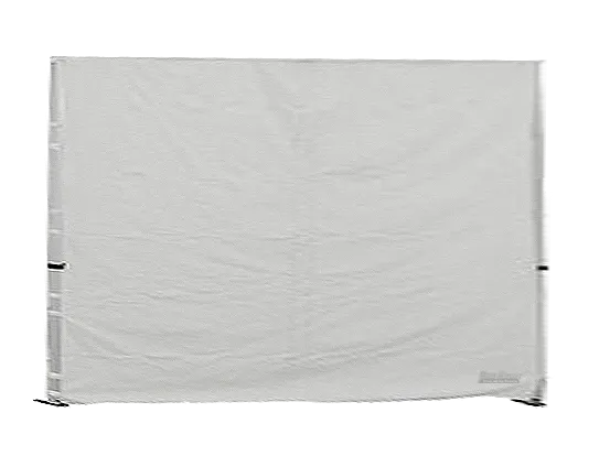 Seitenwand 3m ohne Fenster wei&szlig; (Standard) 