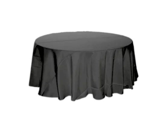 Banketttischdecke 3 m schwarz