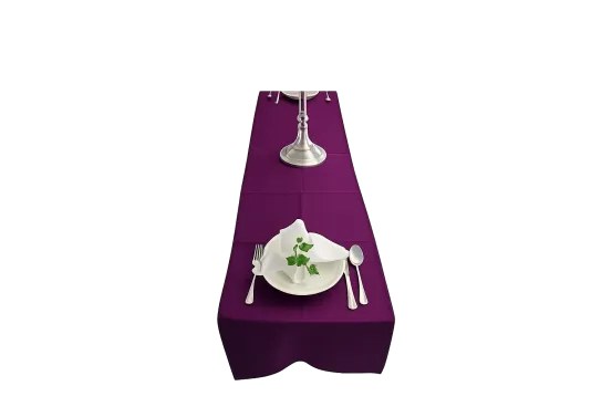 2er Tischl&auml;ufer aubergine