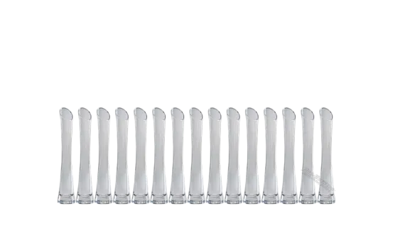 Blumenvase Glas klar 15er Set