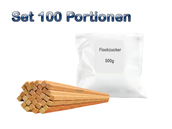 Zuckerwatte Set 100 