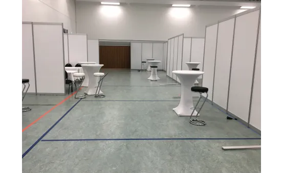 Messestellwandset 25 m + 5 Endstangen (SET) S100