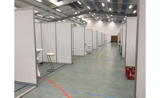Messestellwandset 25 m + 5 Endstangen (SET) S100