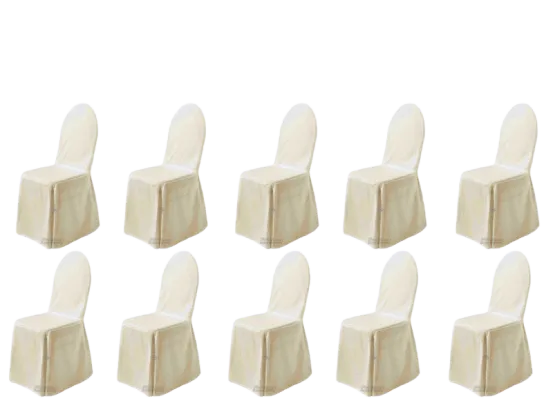 10er Wurfhusse Stuhl creme