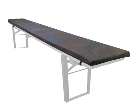 Polsterauflage Leder braun