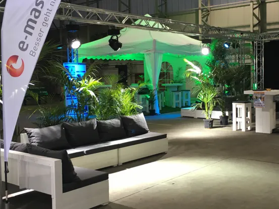  Woodlounge Barhocker mit Kissen