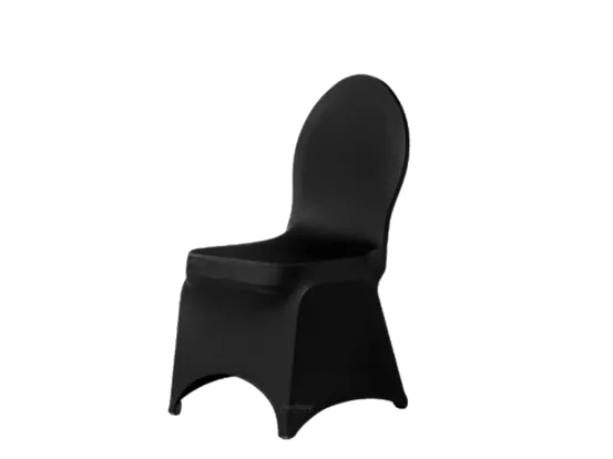 Stretchhusse Stuhl schwarz