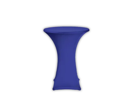 Stehtischset blau