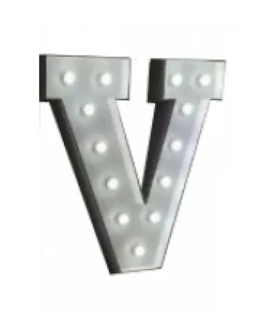 XXL Leuchtbuchstabe V