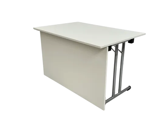 Konferenztisch rechteckig 1,2x 0,8 m mit Blende