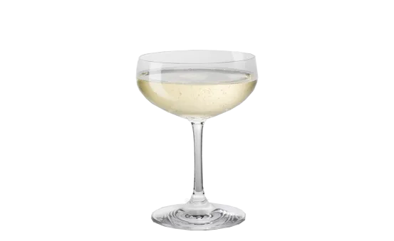Champagner Coup&eacute; Glas