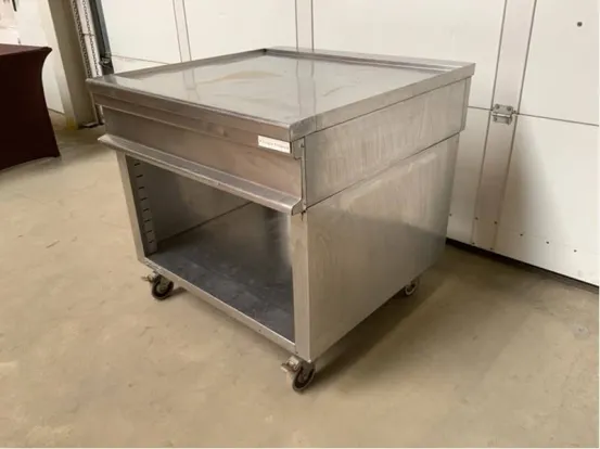 Unterbauwagen Edelstahl Gro&szlig;