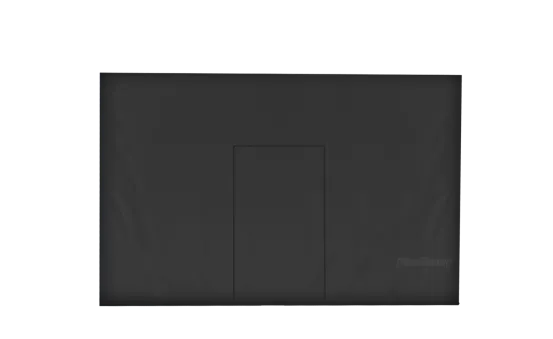Seitenwand 4 m mit Eingang schwarz (Mastertent) 