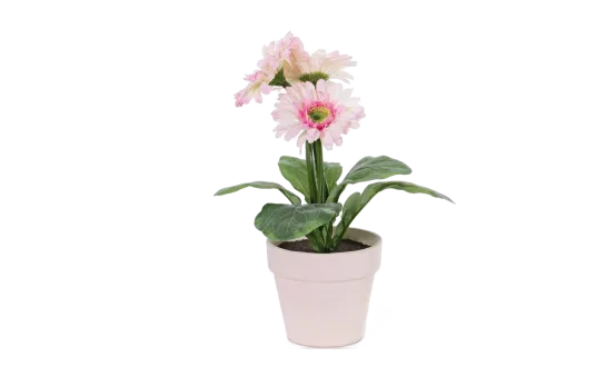 Gerbera-Kunstblumen Pink 6er Set   