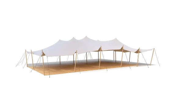 Stretchzelt 7,5 x 10m mit Boden