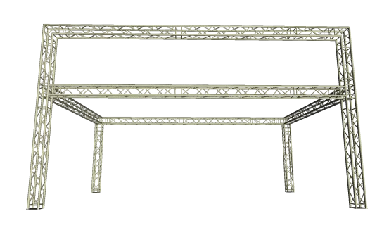 Traversenstand 4 x 8 m Banner
