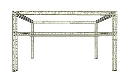 Traversenstand 4 x 8 m mit Aufbau