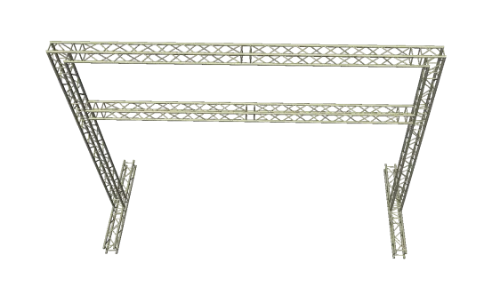 Traversen Tor 7 x 5 m Bannerrahmen