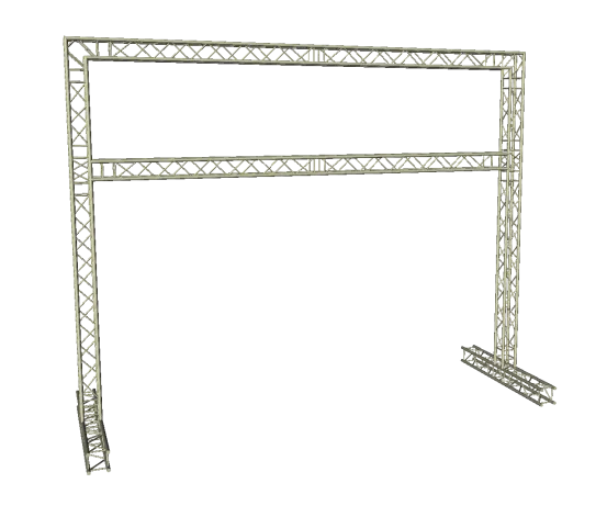 Traversen Tor 7 x 5 m Bannerrahmen