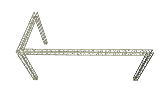 L Traversenstand 4 x 8 m 