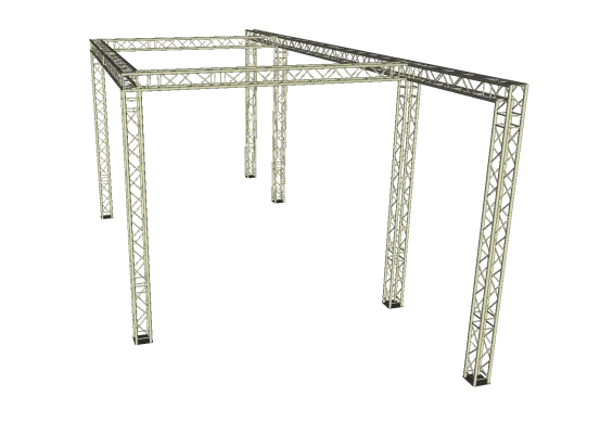 Traversenstand 4 x 7m Ausleger ( Gesamtl&auml;nge 11m )