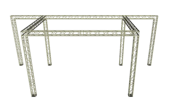 Traversenstand 4 x 7m Ausleger ( Gesamtl&auml;nge 11m )