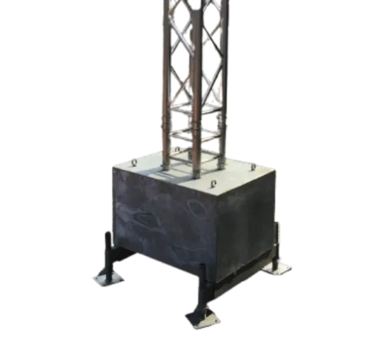 Spindelfu&szlig; SET f&uuml;r Eventgewicht 500 KG 