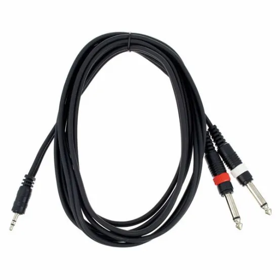 3,5mm Klinke auf 6,3mm Klinke Kabel 1,5 m