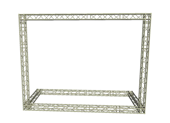LED Wand Support 6,3 x 4,95 m