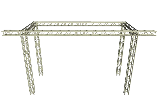 LED Wand Support 6,60x 5,00 m