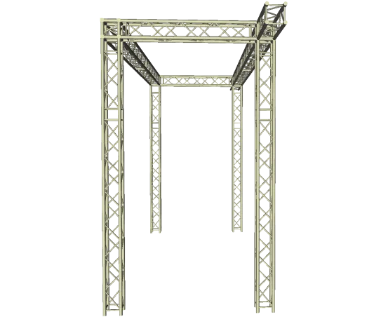 LED Wand Support 6,60x 5,00 m