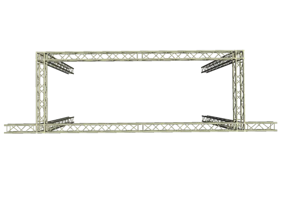 LED Wand Support 6,60x 5,00 m