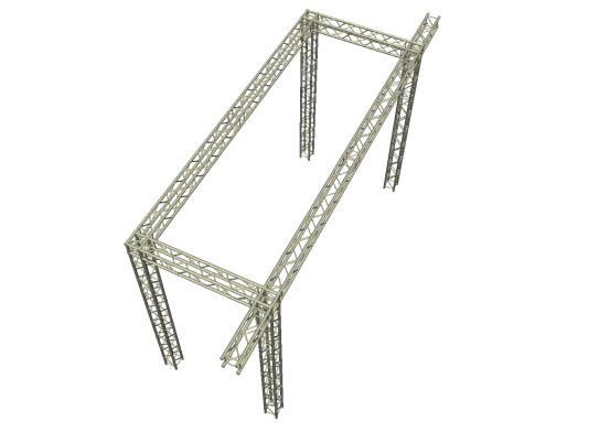 LED Wand Support 6,60x 5,00 m