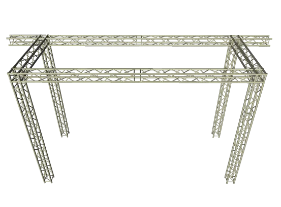 LED Wand Support 6,60x 5,00 m