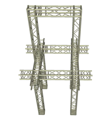 Traversentower 2,85 x 2,90 m