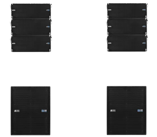 DVA Line Array Set FLY6T-2B 