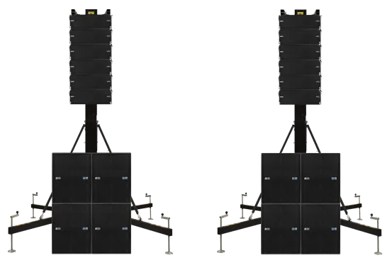 DVA Line Array Set LIFT12T-8B 
