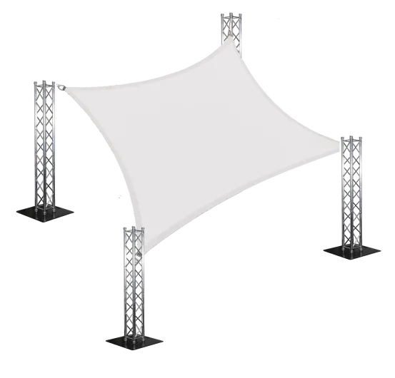 Sonnensegel SET 3,0 x 4,0 Meter 